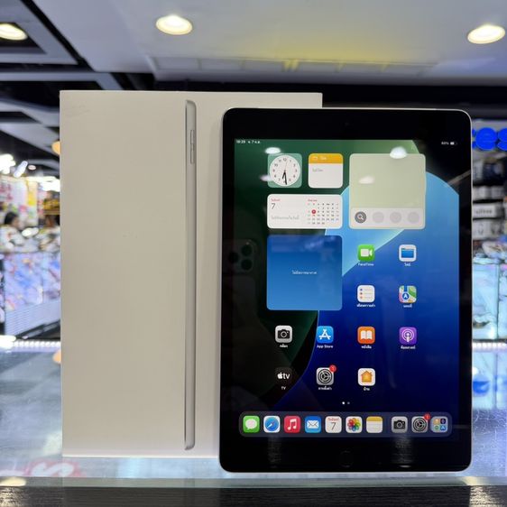 iPad Gen9 64GB ใส่ซิม(Cellular+WiFi) สีขาว เครื่องศูนย์ โมเดลTH สภาพสวยมากๆ เครื่องใช้งานดีเยี่ยม ครบยกกล่อง🔥🔥