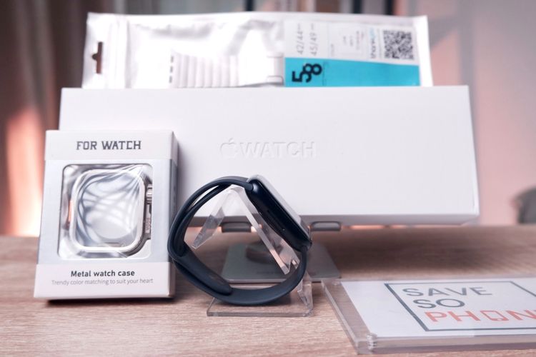 Apple Watch Series 9  45 mm. GPS สี Black เครื่องสวย ราคาเพียง 5,990.- มีประกันร้าน 60วัน รูปที่ 3