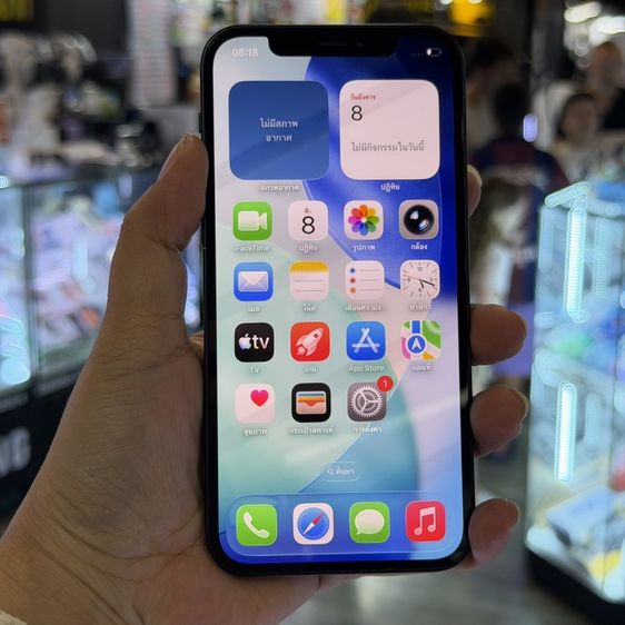 64 GB iPhone12 64GB สีดำ เครื่องศูนย์ โมเดลTH สภาพสวยมาก🥰🥰