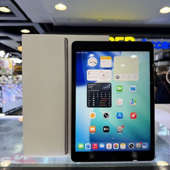 iPad Gen8 128GB WiFi สีดำ เครื่องศูนย์ โมเดลTH สภาพสวยมาก จอ10.2นิ้ว ชิป A12 Bionic เครื่องใช้งานดีเยี่ยม ครบยกกล่อง🥰🥰