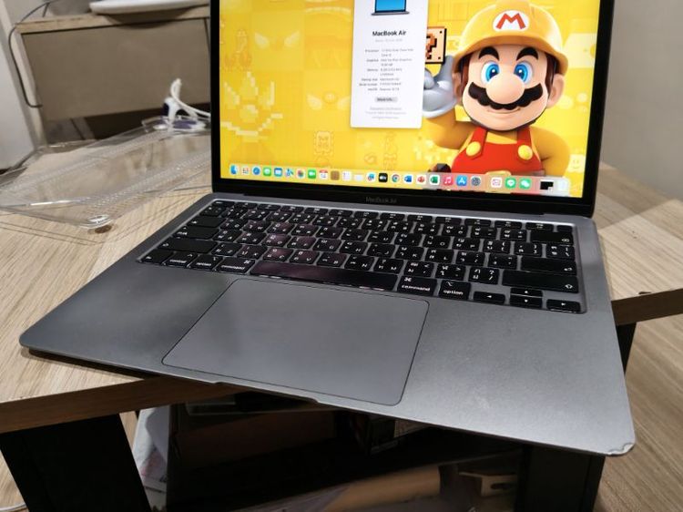MacBook Air 13 นิ้ว ปี 2020 ชิป Intel Core i3 มือ2  พร้อมเคสใส เม้าท์ ที่ชาร์จเทียบเท่า รูปที่ 9