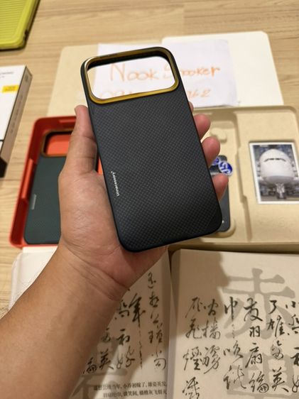 ขายเคส New Cloth Hybrid Carbon Fiber Case สำหรับ iPhone 17 | 18 Pro Max รูปที่ 2