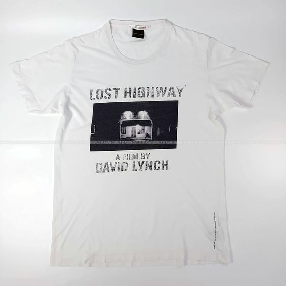 อื่นๆ เสื้อทีเชิ้ต แขนสั้น เสื้อยืดภาพยนตร์ David Lynch Lost Highway Uniqlo UT แท้ สีขาว ผ้าบาง ไซส์ L อก 42 คอลเลกชันเก่าสาย Cult หายากมาก