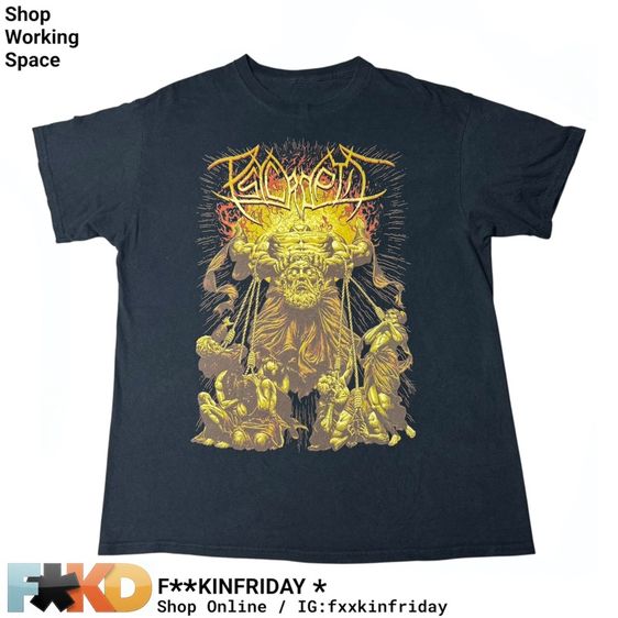 เสื้อยืดวง Psycroptic Size L