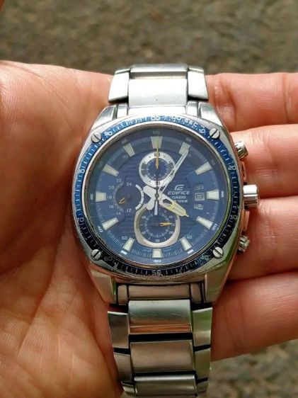 น้ำเงิน นาฬิกา Casio ถ่าน สภาพดี เดินดี ใช้งานปกติ