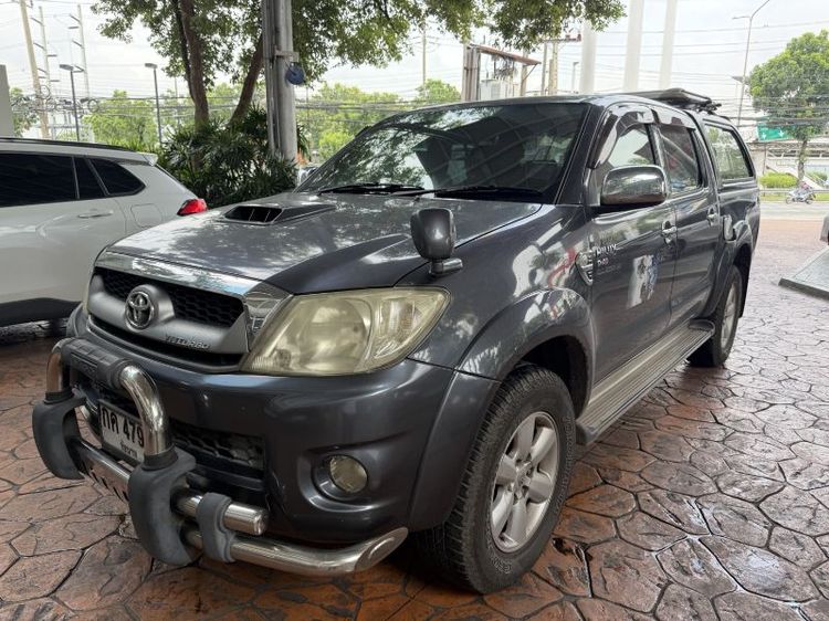 Toyota Hilux Vigo 2010 2.5 Prerunner E Pickup ดีเซล ไม่ติดแก๊ส เกียร์ธรรมดา เทา
