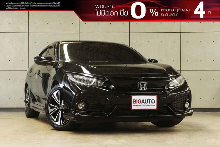 Honda Civic 2018 1.5 Turbo Sedan เบนซิน ไม่ติดแก๊ส เกียร์อัตโนมัติ ดำ