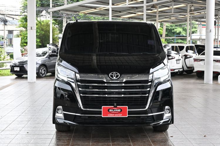 Toyota Majesty 2020 2.8 Premium Van ดีเซล ไม่ติดแก๊ส เกียร์อัตโนมัติ ดำ รูปที่ 2