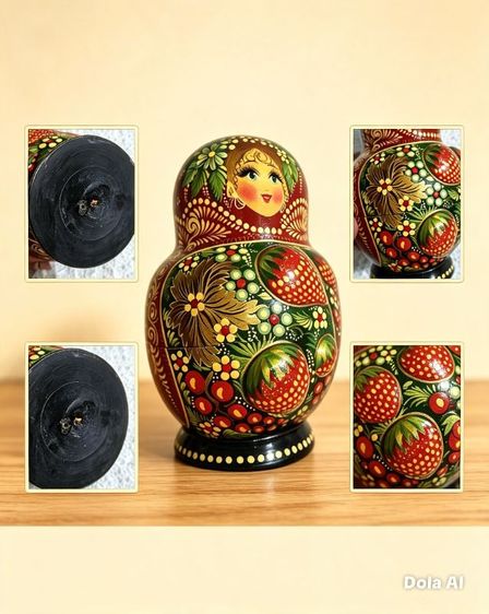 ตุ๊กตาแม่ลูกดก(Matryoshka) ชุดใหญ่พิเศษ 15 ชิ้น รูปที่ 3