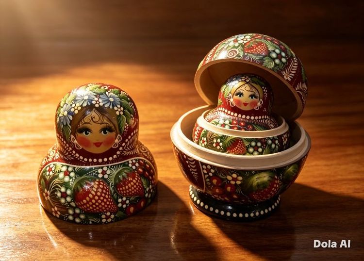 ตุ๊กตาแม่ลูกดก(Matryoshka) ชุดใหญ่พิเศษ 15 ชิ้น รูปที่ 2