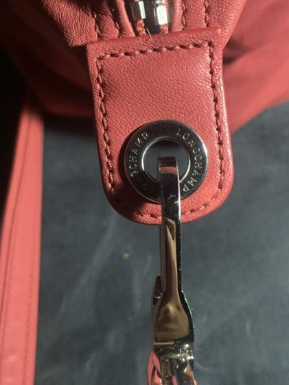 Longchamp Cuir หนังแกะแท้ สี Cyclamen Pink Size S ราคา 3,200 รวมส่ง ของแท้ 100% มีปลายทาง รูปที่ 14