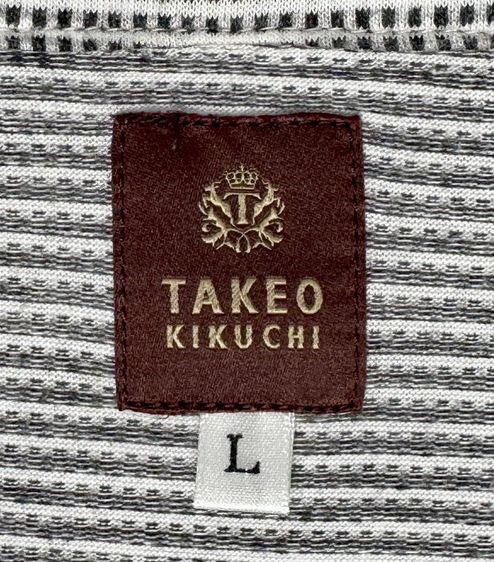 ⚠️เหมือนใหม่‼️เสื้อโปโล TAKEO KIKUCHI ของแท้ รุ่นราคาแพง MADE IN JAPAN รูปที่ 2