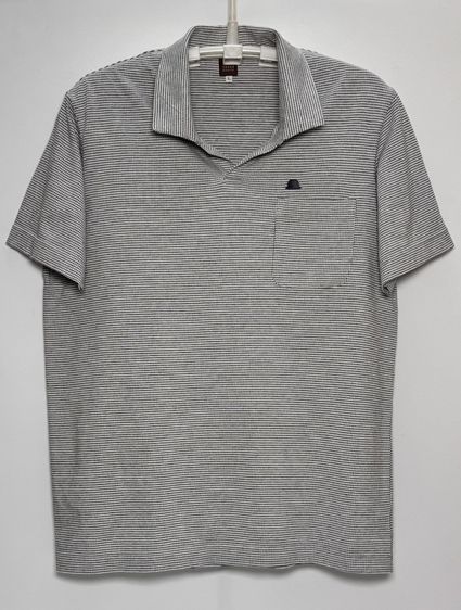⚠️เหมือนใหม่‼️เสื้อโปโล TAKEO KIKUCHI ของแท้ รุ่นราคาแพง MADE IN JAPAN รูปที่ 4