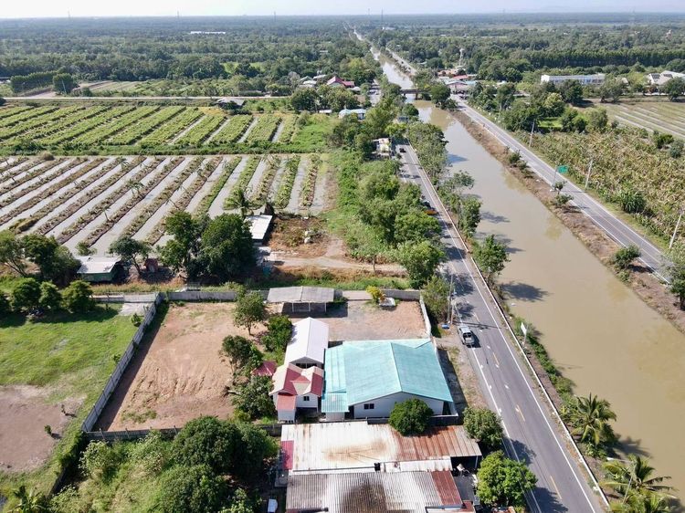 บ้านติดถนน เดินทางสะดวก ค้าขายได้ อ.หนองเสือ ปทุมธานี