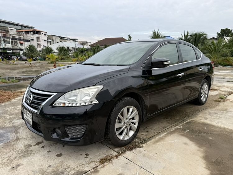 Nissan Sylphy 2015 1.6 V Sedan เบนซิน ไม่ติดแก๊ส เกียร์อัตโนมัติ ดำ รูปที่ 2