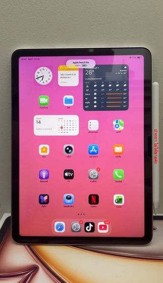 Apple 128 GB iPad Air M2 WiFi 11นิ้ว สภาพมือ1 ใช้งานน้อย