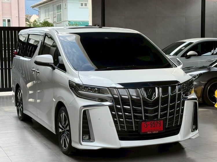 Toyota Alphard 2023 2.5 S C-Package Van เบนซิน ไม่ติดแก๊ส เกียร์อัตโนมัติ ขาว รูปที่ 2
