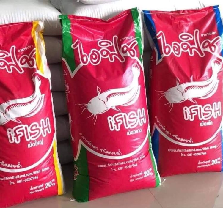 อาหารปลาดุกไอฟิชราคาหน้าโรงงาน เลี้ยงได้ทั้งปลาดุก ปลานิล ปลาทับทิม ปลาหมอ​ ปลาสลิด กบ โตเร็ว โตไว​ น้ำหนักดี​ สีสันสวยงาม​