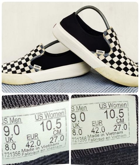 รองเท้า💥VANS Slip - On💥ของแท้‼️พื้นเดิม นิ่ม เบา สวยๆ เดิม สภาพดี💥ไซร์ 42 รูปที่ 7