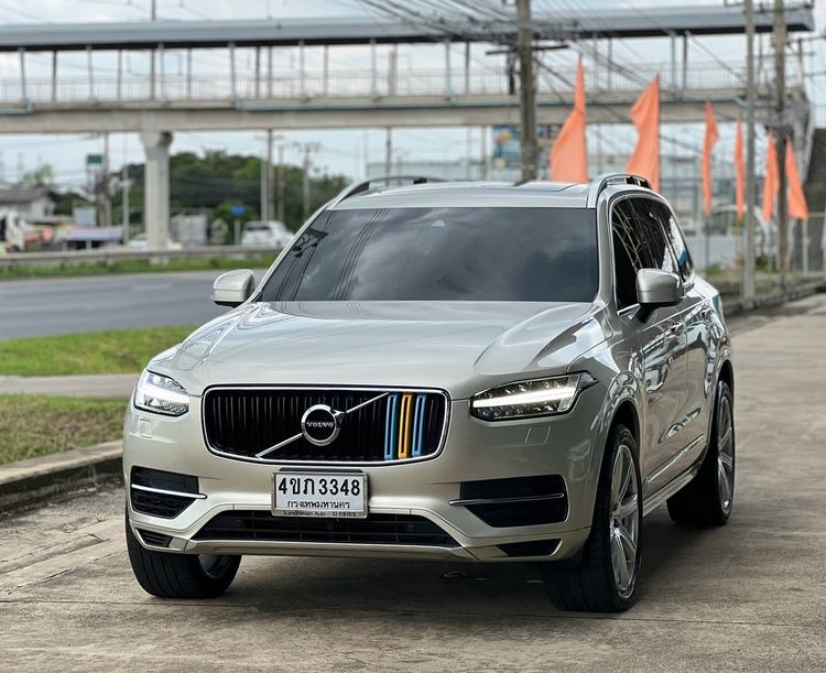 Volvo XC90 2018 2.0 T8 Momentum 4WD Utility-car ปลั๊กอินไฮบริด (PHEV) เกียร์อัตโนมัติ บรอนซ์ทอง