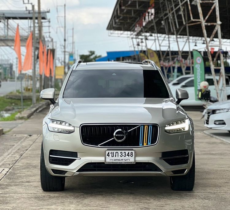 Volvo XC90 2018 2.0 T8 Momentum 4WD Utility-car ปลั๊กอินไฮบริด (PHEV) เกียร์อัตโนมัติ บรอนซ์ทอง รูปที่ 2