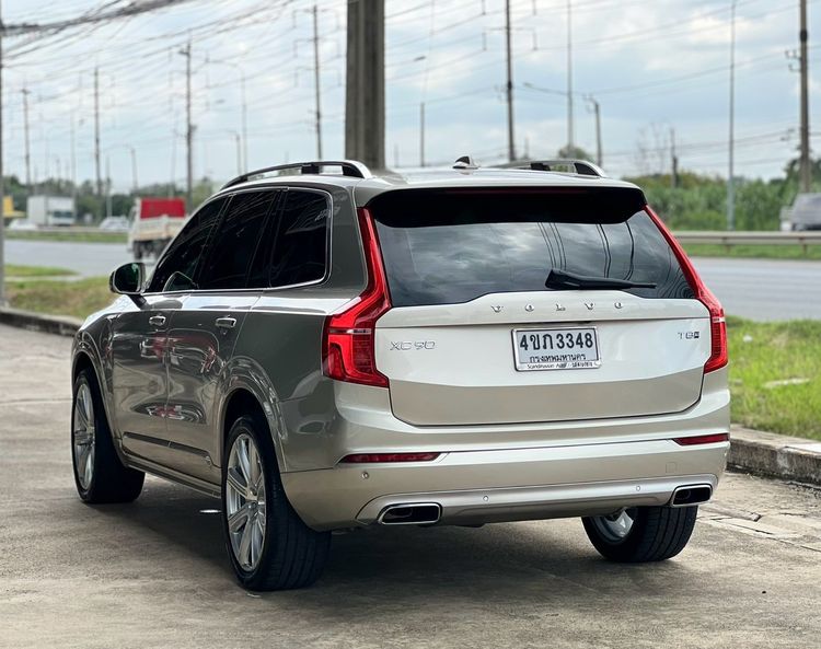Volvo XC90 2018 2.0 T8 Momentum 4WD Utility-car ปลั๊กอินไฮบริด (PHEV) เกียร์อัตโนมัติ บรอนซ์ทอง รูปที่ 4