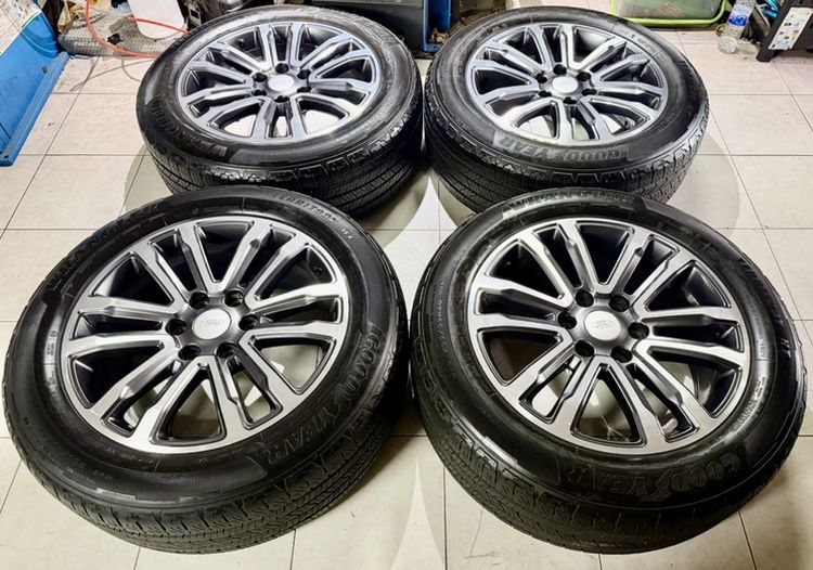 ล้อแท้FORD ขอบ20 6รู139 พร้อมยางGOODYEAR 255 55 20 ปี23