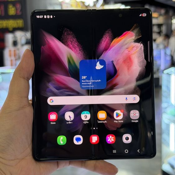 อื่นๆ 512 GB Samsung Z Fold3 5G 512GB สีดำ เครื่องศูนย์ สภาพสวยมาก จอ6.3นิ้ว แรม12รอม512 Snap888 5G กล้อง3ตัว🥰🥰