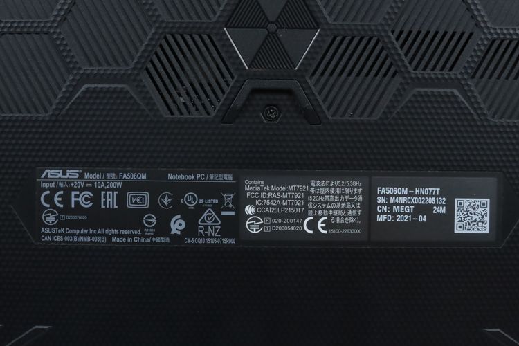 ASUS TUF GAMING A15 FA506QM-HN077T RYZEN 7 5800H.RTX 3060 RAM16.512GB รูปที่ 13