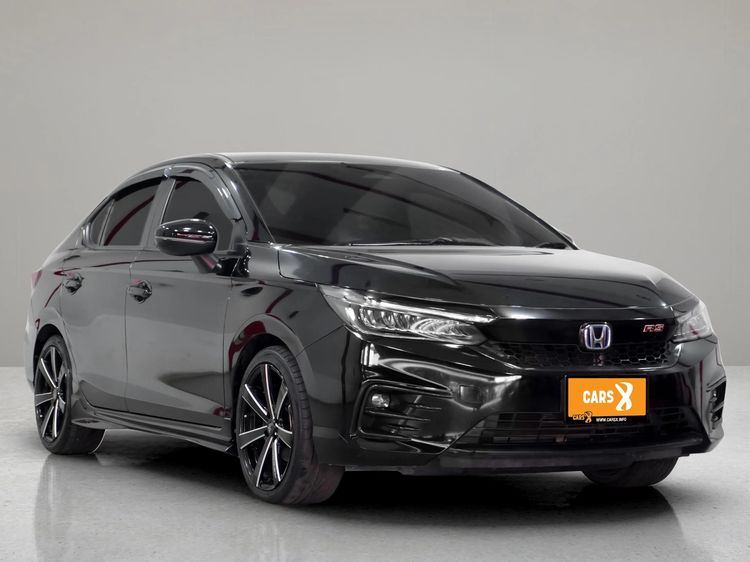 Honda City 2021 1.5 e:HEV RS Sedan ไฮบริด ไม่ติดแก๊ส เกียร์อัตโนมัติ ดำ รูปที่ 3