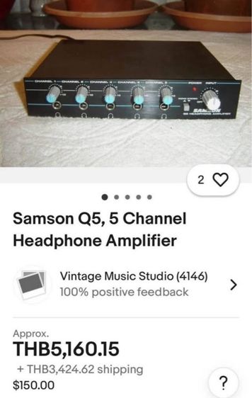 แอมป์หูฟัง Samson Q5 แบบ 5Channel  รูปที่ 8