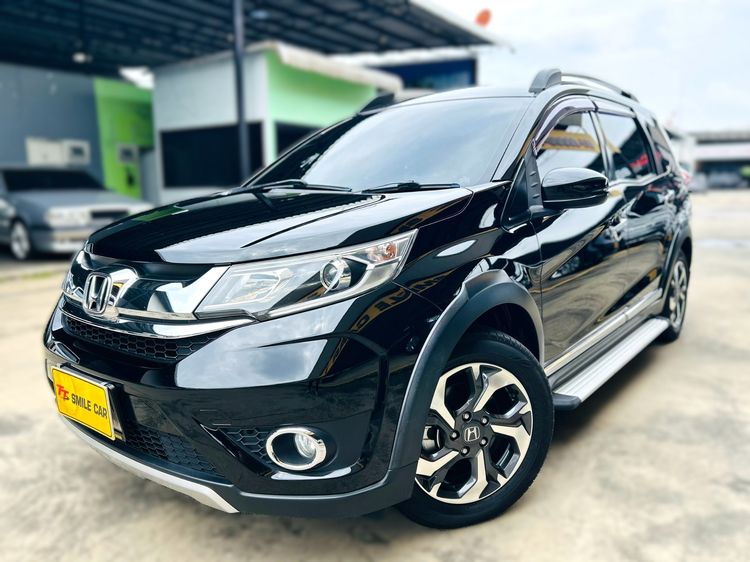 Honda BR-V 2019 1.5 SV Utility-car เบนซิน ไม่ติดแก๊ส เกียร์อัตโนมัติ ดำ รูปที่ 2