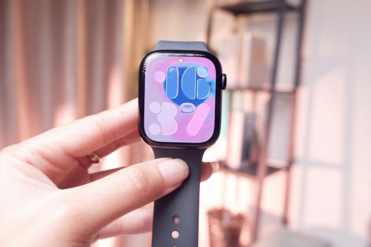 Apple Watch Series 9  45 mm. GPS สี Black เครื่องสวย ราคาเพียง 5,490.- มีประกันร้าน 60วัน รูปที่ 2