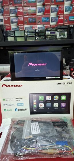 จอติดรถยนต์ ขายPioneer จอ6.8"DMH-Z5350BTตัวโชว์สวยๆอุปกรณ์ครบใช้งานได้ดีWebLink waze usb aux BT Apple Carplay android auto ราคาขาย7899บาทรวมส่ง0945482819นนทบุรี