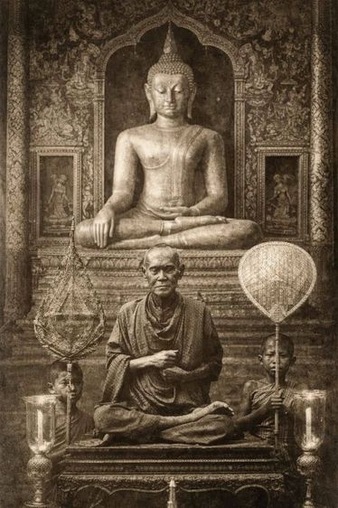 พระสมเด็จวัดระฆัง พิมพ์ใหญ่ รุ่นเเรก สภาพผ่านการใช้จากคนโบราณมายาวนาน พระมีลงรักยางไม้เก่ามาแต่เดิม พระยังสมบูรณ์ ไม่หักไม่ซ่อม ฟอร์มสวยมาก รูปที่ 9