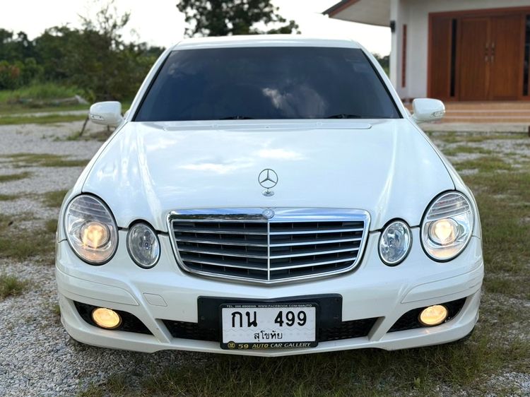 Mercedes-Benz E-Class 2006 E200 Kompressor Sedan เบนซิน ไม่ติดแก๊ส เกียร์อัตโนมัติ ขาว รูปที่ 3