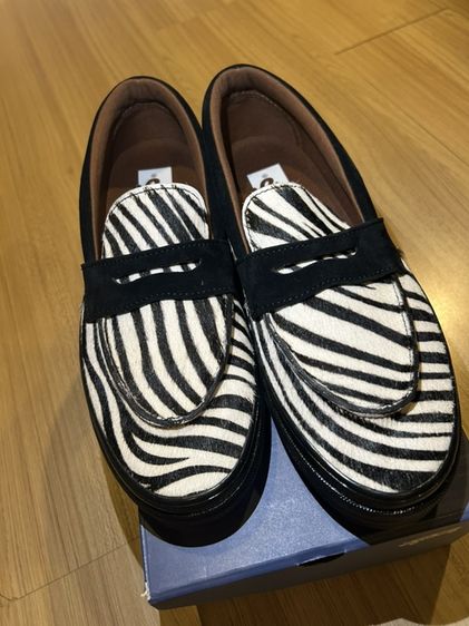 Vans LX Loafer 53 PONY HAIR ZEBRA 10us