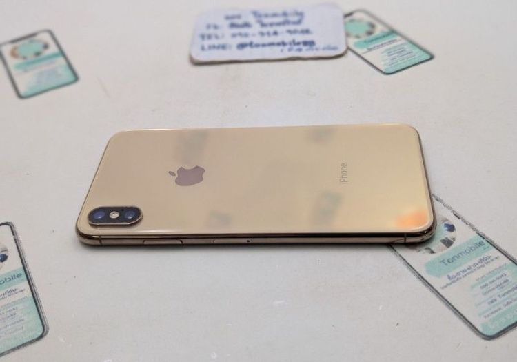 ขาย / เทิร์น iPhone Xs Max Gold 64 GB ศูนย์ไทย สภาพสวย มีตัวเครื่องอย่างเดียว ไม่มีอุปกรณ์อื่น สุขภาพแบต 83 เพียง 3,990 รูปที่ 2