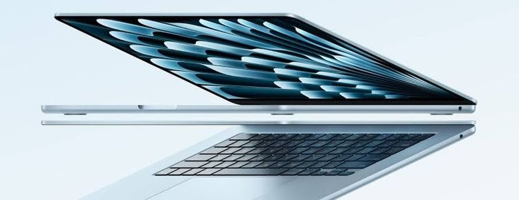 Macbook Air M4 15 นิ้ว  (RAM 16GB - SSD 512GB) สี Sky Blue ของใหม่ยังไม่แกะ ประกันยังไม่เดิน 1 ปีเต็ม