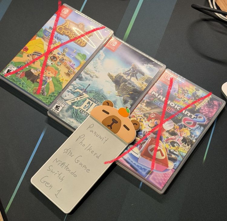 Zelda TOK แผ่นเกม nintendo switch gen1 มือ 2 zelda TOK