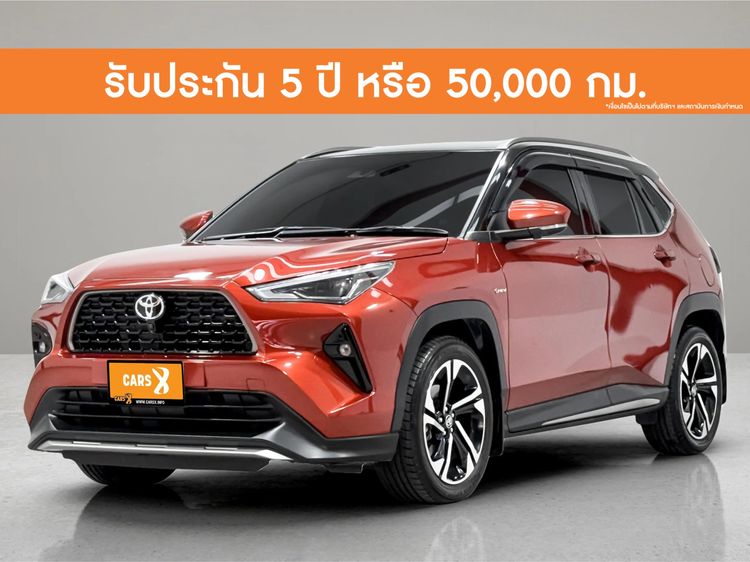 Toyota Yaris Cross 2023 1.5 HEV Premium Luxury Sedan ไฮบริด ไม่ติดแก๊ส เกียร์อัตโนมัติ ส้ม
