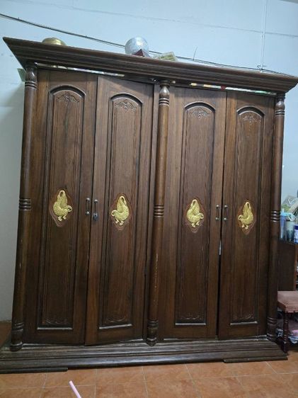 ตู้เสื้อผ้าไม้สัก รูปที่ 2