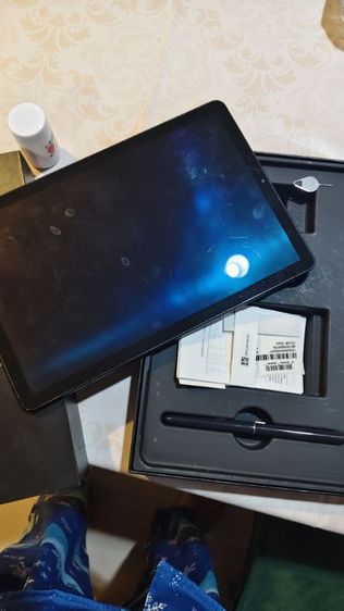 [ซาก/อะไหล่] Samsung Galaxy Tab S4 (SM-T835 ใส่ซิมได้) อุปกรณ์ครบกล่อง + ปากกาและไส้ครบ + เคสใหม่ 3 อัน คุ้มมาก