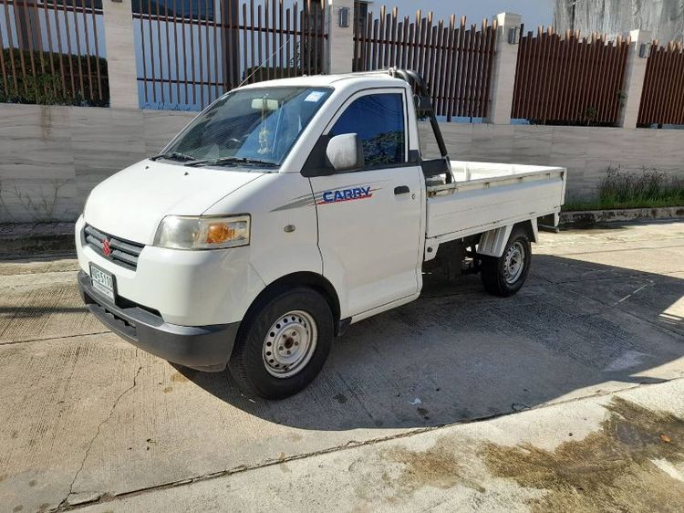 Suzuki Carry 2015 1.6 Pickup เบนซิน ไม่ติดแก๊ส เกียร์ธรรมดา ขาว