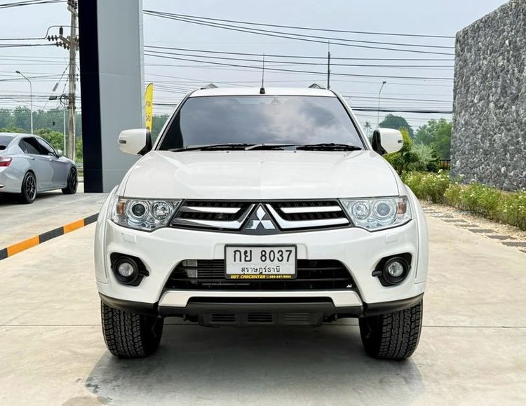 Mitsubishi Pajero Sport 2014 2.5 GT Utility-car ดีเซล ไม่ติดแก๊ส เกียร์อัตโนมัติ ขาว รูปที่ 2