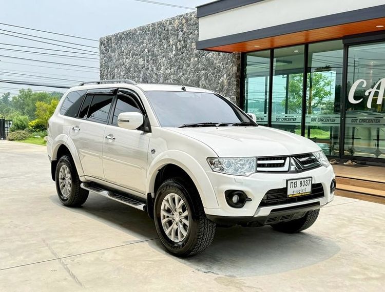 Mitsubishi Pajero Sport 2014 2.5 GT Utility-car ดีเซล ไม่ติดแก๊ส เกียร์อัตโนมัติ ขาว