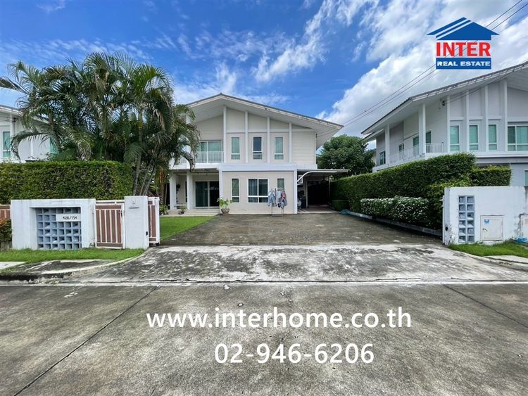 บ้านเดี่ยว 2 ชั้น 101.2 ตร.ว. หมู่บ้านฮาบิเทีย โมทีฟ ปัญญา-อินทรา ถนนคลองสามวา ถนนรามอินทรา ถนนหทัยราษฏร์ เขตคลองสามวา กรุงเทพมหานคร