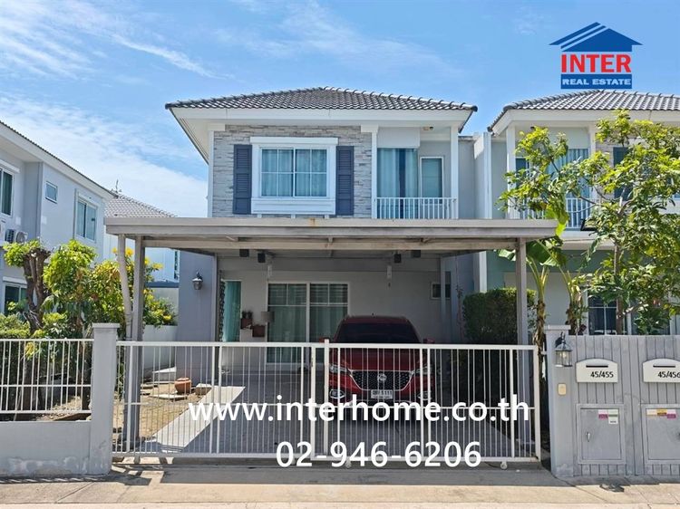 บ้านเดี่ยว 2 ชั้น 40.5 ตร.ว. หมู่บ้านวิลลาจจิโอ รังสิต คลอง2 ซอย รังสิต-นครนายก31 ถนนพหลโยธิน ถนนรังสิต-นครนายก คลองหลวง ปทุมธานี