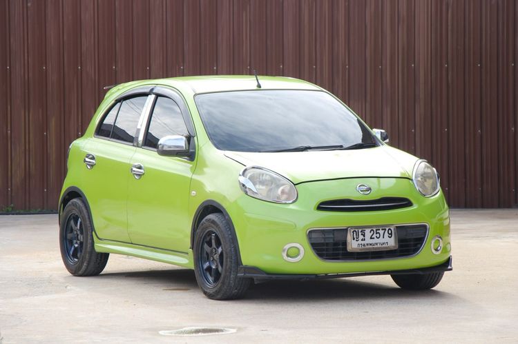 Nissan March 2011 1.2 VL Sedan เบนซิน ไม่ติดแก๊ส เกียร์อัตโนมัติ เขียว รูปที่ 3