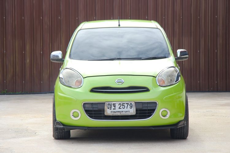 Nissan March 2011 1.2 VL Sedan เบนซิน ไม่ติดแก๊ส เกียร์อัตโนมัติ เขียว รูปที่ 2